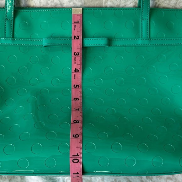 Kate Spade Turquoise Glossy Tote - Picture 12 of 13